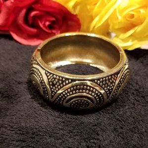 Gold  2 tone Bangle Bracelet